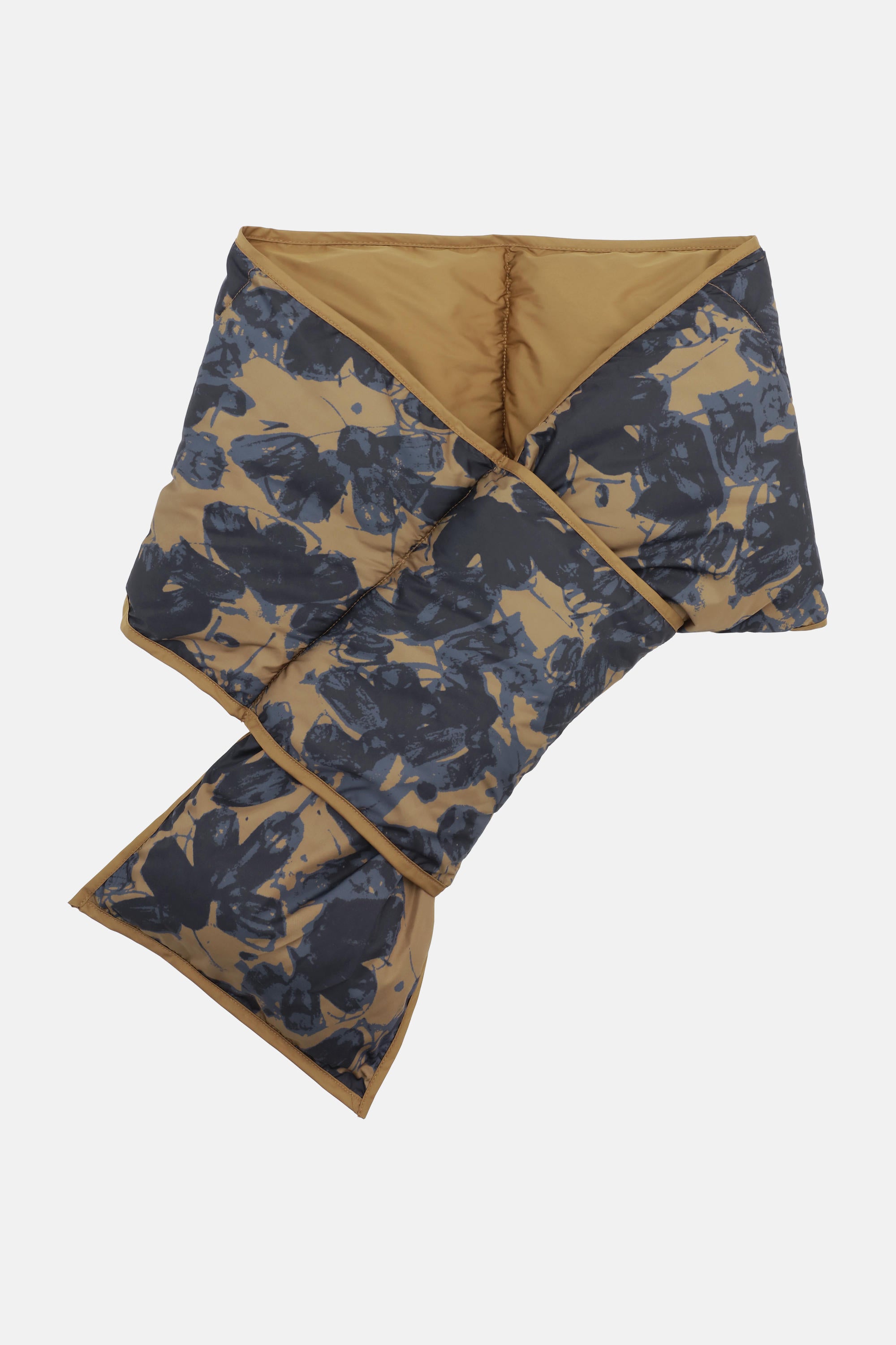 Padded Scarf - Beige Butterfly